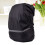 2Pcs Black Backpack Rain Cover Waterproof Elastic Binding Travel Use 10