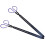 4Pcs Flexible Outdoor Garbage Clips Comfortable Handle Charcoal Tongs 10