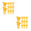200Pcs Durable Plastic Bee Cage Protectors Yellow for Apiculture Use 8