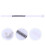 2Pcs Clear Printed Plastic Ring Measurement Gauge White Jewelry Sizer 9