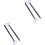 4Pcs Flexible Outdoor Garbage Clips Comfortable Handle Charcoal Tongs 3