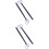4Pcs Flexible Outdoor Garbage Clips Comfortable Handle Charcoal Tongs 5