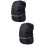 2Pcs Black Backpack Rain Cover Waterproof Elastic Binding Travel Use 7