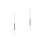 2Pcs Clear Printed Plastic Ring Measurement Gauge White Jewelry Sizer 4