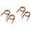 2Pcs Adjustable Swing Rope Light Brown Strong Durable for Tree Swings 6