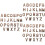 78Pcs Dark Brown ABS Adhesive for House Door Mailbox 8