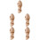 5Pcs Wear-Resistant Khaki Train Whistle Children Supply Toy 5