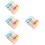 48Pcs ABS Kazoo Plaything Kids Educational Musical Instrument Assorted 8