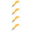 8Pcs Heavy Duty Upholstery Staple Remover Tool Yellow Comfortable Grip 8
