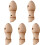 5Pcs Wear-Resistant Khaki Train Whistle Children Supply Toy 2