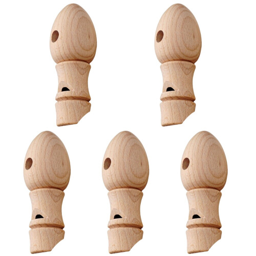 5Pcs Wear-Resistant Khaki Train Whistle Children Supply Toy 1
