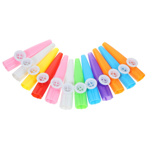 48Pcs ABS Kazoo Plaything Kids Educational Musical Instrument Assorted 1