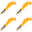 8Pcs Heavy Duty Upholstery Staple Remover Tool Yellow Comfortable Grip 5
