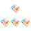 48Pcs ABS Kazoo Plaything Kids Educational Musical Instrument Assorted 3