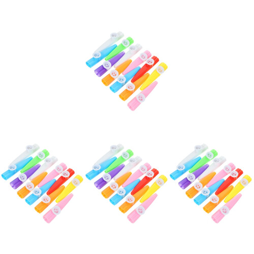 48Pcs ABS Kazoo Plaything Kids Educational Musical Instrument Assorted 2