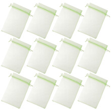 200Pcs Breathable Green Fruit Protection Mesh Bags for Garden Plants