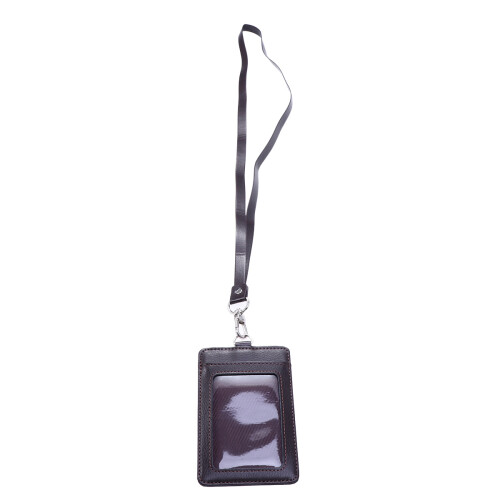 3Pcs Easy-Access Coffee Id Badge Holder with Lanyard Clip