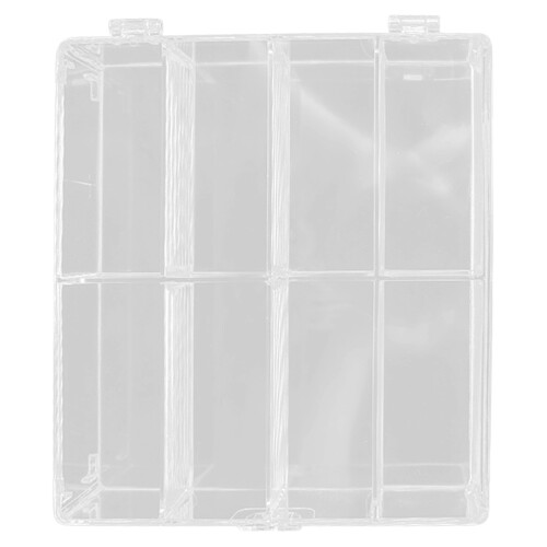 4Pcs Transparent Multi-Compartment Display Case for Miniature Models