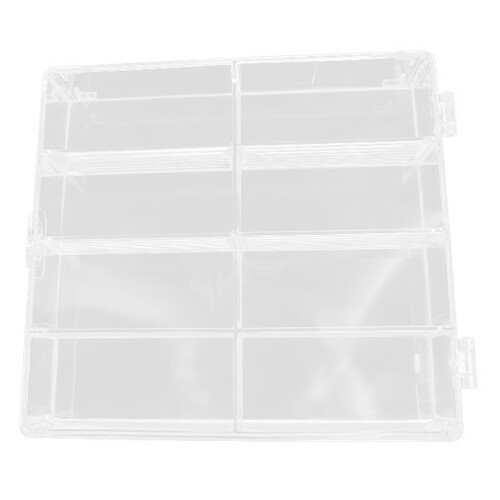 4Pcs Transparent Multi-Compartment Display Case for Miniature Models 2