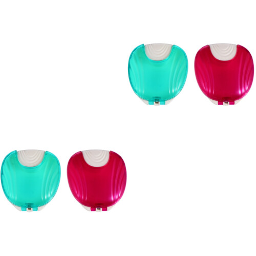 4Pcs Retainer Case Ideal for Denture and Mouth Guard 2