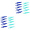 40Pcs Assorted Color Beads Tweezers Small Plastic Craft Holding Tools 3