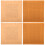 4Pcs Portable Foldable Brown Chessboard Dual-Sided Board Game 5