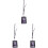 3Pcs Easy-Access Coffee Id Badge Holder with Lanyard Clip 2