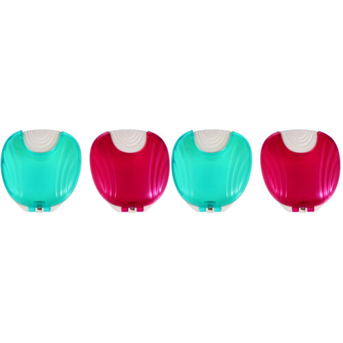 4Pcs Retainer Case Ideal for Denture and Mouth Guard 1
