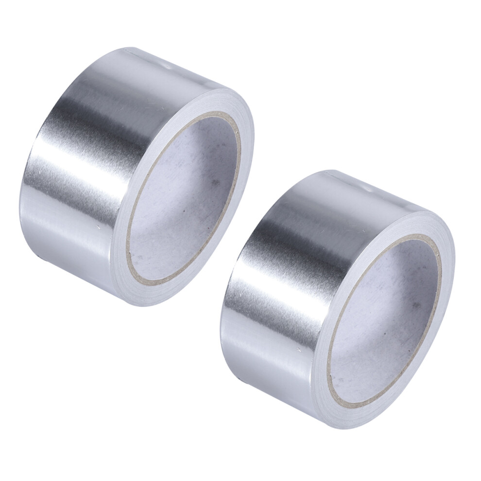 6Pcs Aluminium Foil Tape Silver Heat Insulated Adhesive Sealing Tape 353813239342