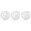 3Pcs White Twistable Chenille Stems Plush Plastic Bulk Craft Supplies 6
