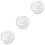 3Pcs White Twistable Chenille Stems Plush Plastic Bulk Craft Supplies 7