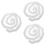 3Pcs White Twistable Chenille Stems Plush Plastic Bulk Craft Supplies 8