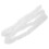 3Pcs White Twistable Chenille Stems Plush Plastic Bulk Craft Supplies 2