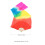 2Pcs Multi-Colored Belly Dance Silk Fan Veils for Dance Decoration 2