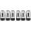 6Pcs Silver Car Tyre Caps Durable Stem Covers for Wheel Valves 4