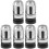 6Pcs Silver Car Tyre Caps Durable Stem Covers for Wheel Valves 2