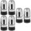 6Pcs Silver Car Tyre Caps Durable Stem Covers for Wheel Valves 7