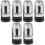 6Pcs Silver Car Tyre Caps Durable Stem Covers for Wheel Valves 3