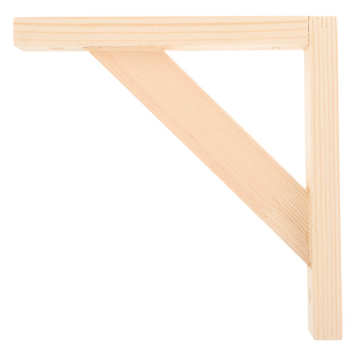 5Pcs Wood Shelf Support Brackets Wall Mounted Beige