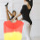 2Pcs Multi-Colored Belly Dance Silk Fan Veils for Dance Decoration 5