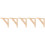 5Pcs Wood Shelf Support Brackets Wall Mounted Beige 11