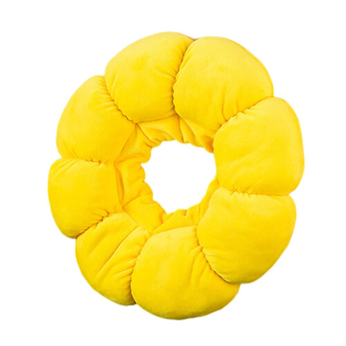 3Pcs Bright Yellow Pet Collar Durable Protective Recovery Neck Cone 1