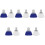 10Pcs Roller Skate Toe Stoppers Rubber Stainless Steel Assorted Colors 5