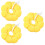3Pcs Bright Yellow Pet Collar Durable Protective Recovery Neck Cone 8