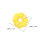 3Pcs Bright Yellow Pet Collar Durable Protective Recovery Neck Cone 4