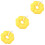 3Pcs Bright Yellow Pet Collar Durable Protective Recovery Neck Cone 6