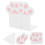 6Pcs White Metal File Book Stands Reading Book Holders 11