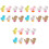 3Sets Assorted Color Wind Up Animal Toys Chick Rabbit Educational Gift 5