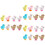 3Sets Assorted Color Wind Up Animal Toys Chick Rabbit Educational Gift 8