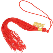 20Pcs Durable Red Graduation Hat Tassels with Unique 2023 Year Pendant